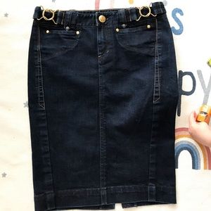A/X denim skirt,pencil